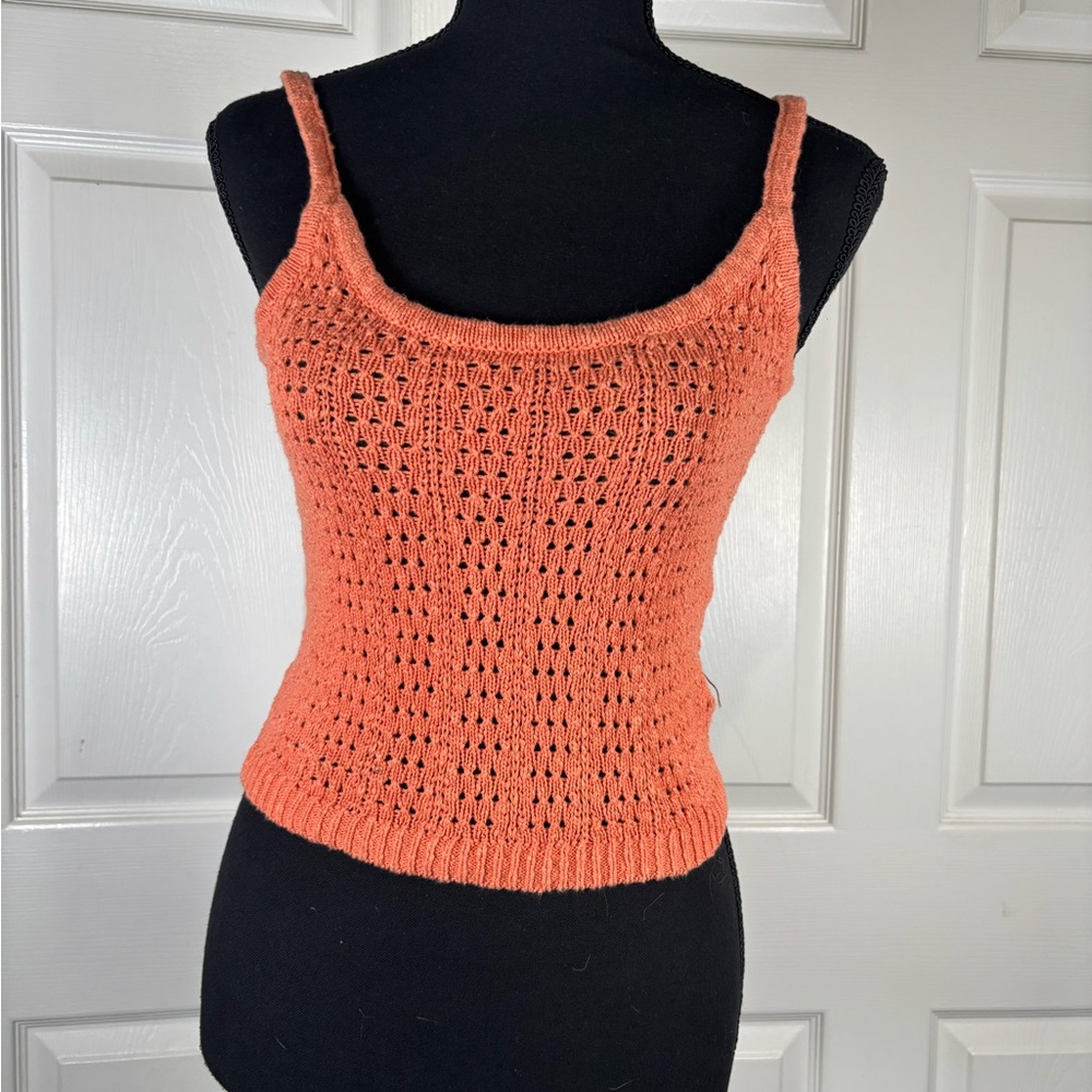 Madewell Women's Knit Camisole in Orange XXS